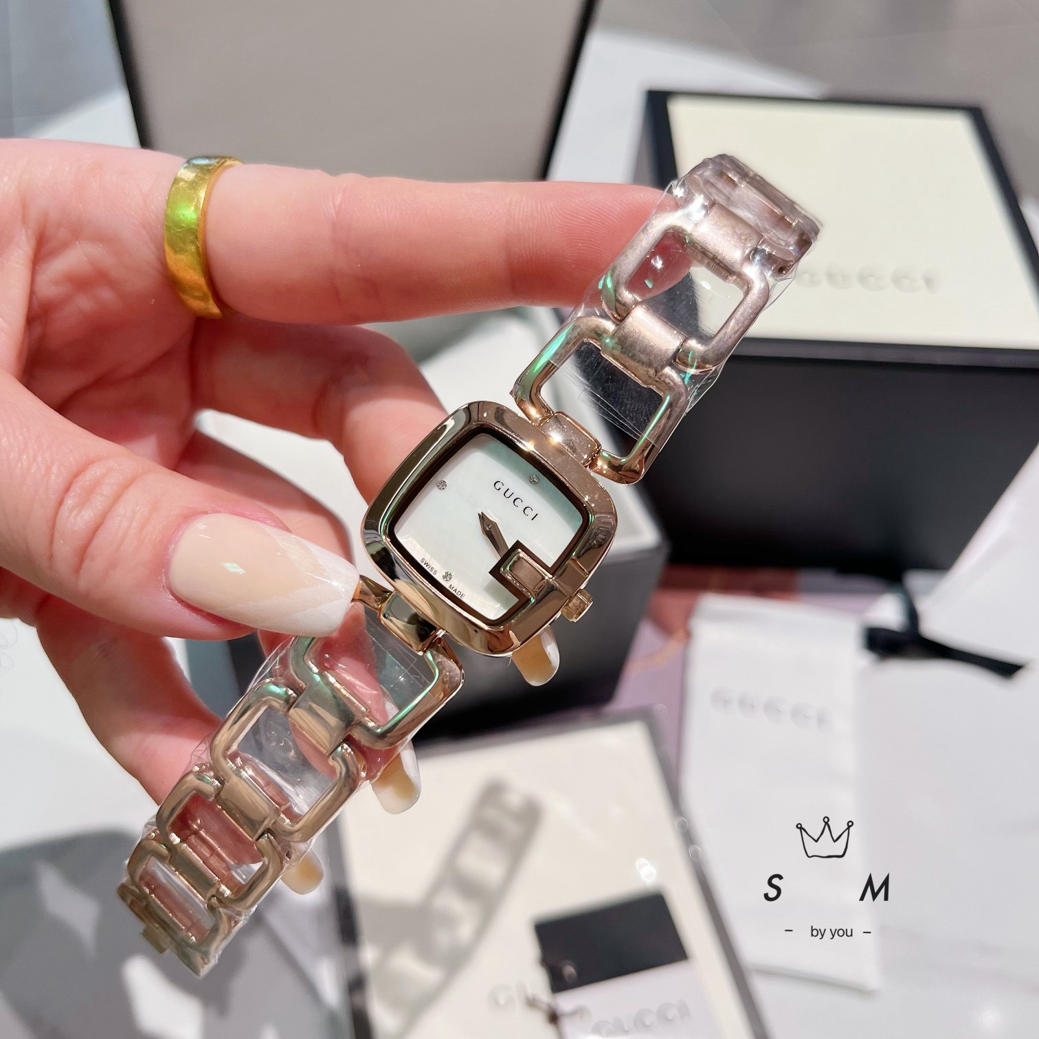 Gucci Square Series Skeleton Watch