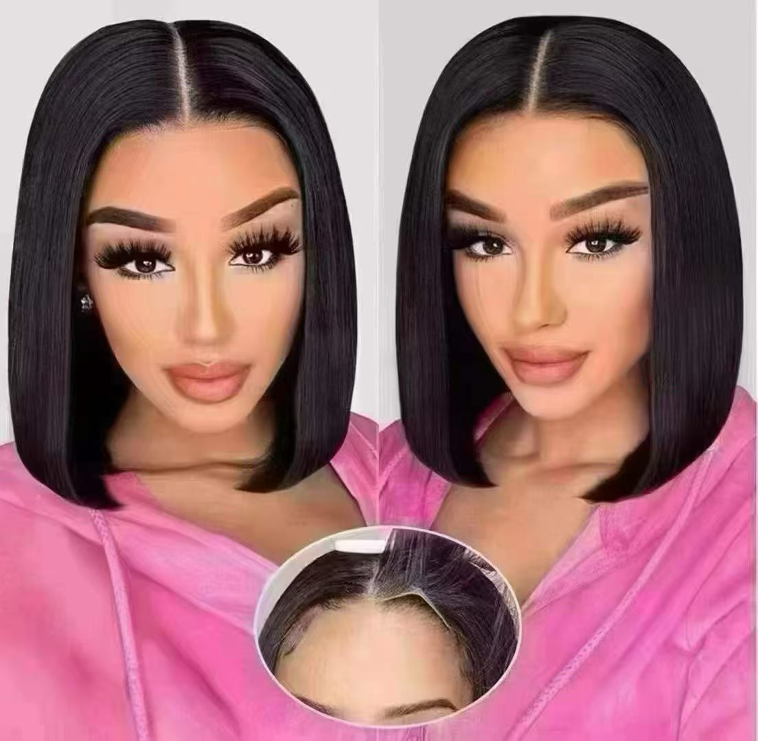 4×4 Glueless Bob Wig Stock