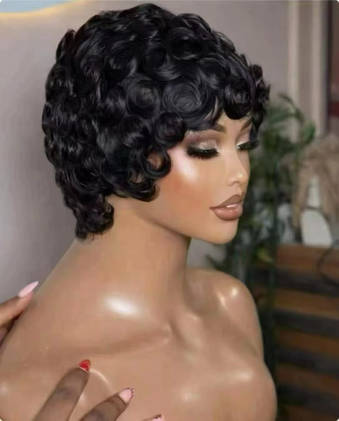 Short Pixie Curl Wig